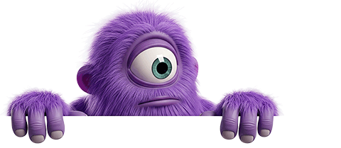 Purple Password Eating Monster!